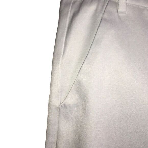 Zac & Rachel high rise zip button front two slash pockets scalloped hem capri 10 - Picture 3 of 6